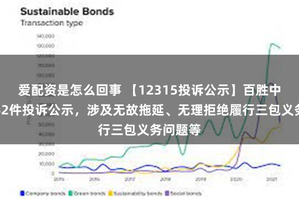 爱配资是怎么回事 【12315投诉公示】百胜中国新增42件投诉公示，涉及无故拖延、无理拒绝履行三包义务问题等