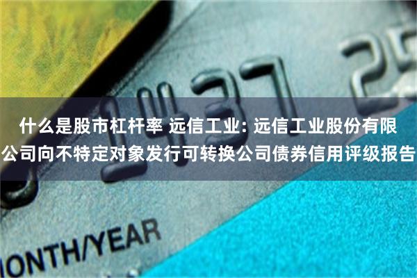 什么是股市杠杆率 远信工业: 远信工业股份有限公司向不特定对象发行可转换公司债券信用评级报告