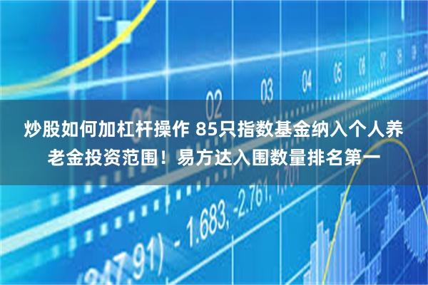 炒股如何加杠杆操作 85只指数基金纳入个人养老金投资范围！易方达入围数量排名第一